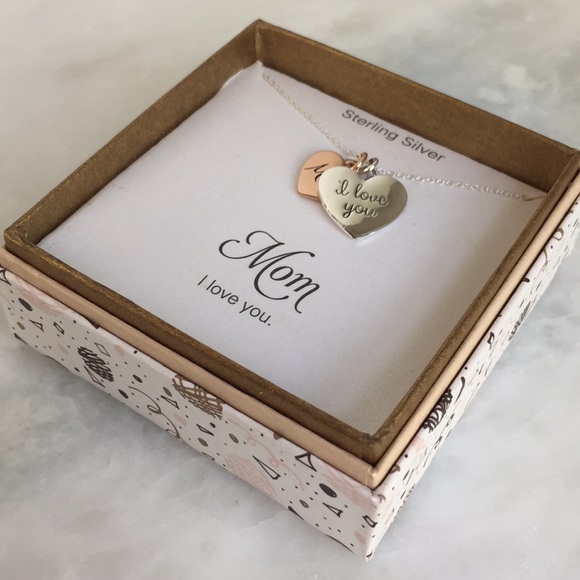 NWT Sterling Silver “ Mom I love you” pendant necklace - Picture 3 of 6